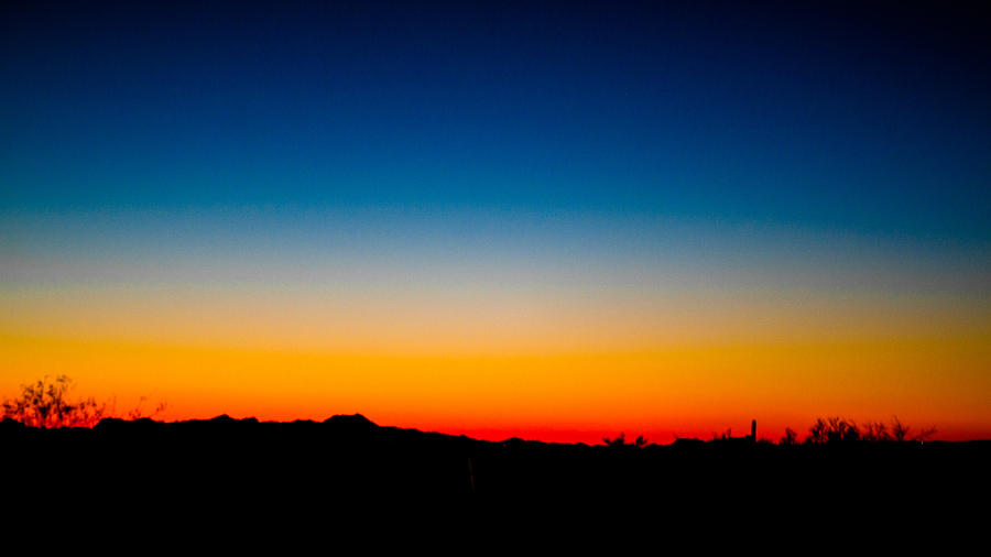 Desert Sunset Photograph by BG Boyd | Pixels