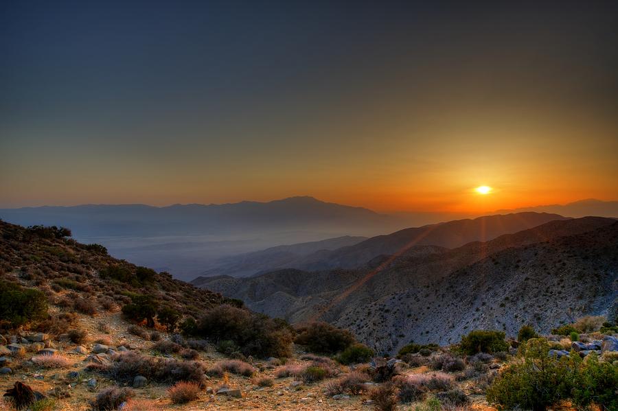 Desert Sunset Photograph by Dave Files