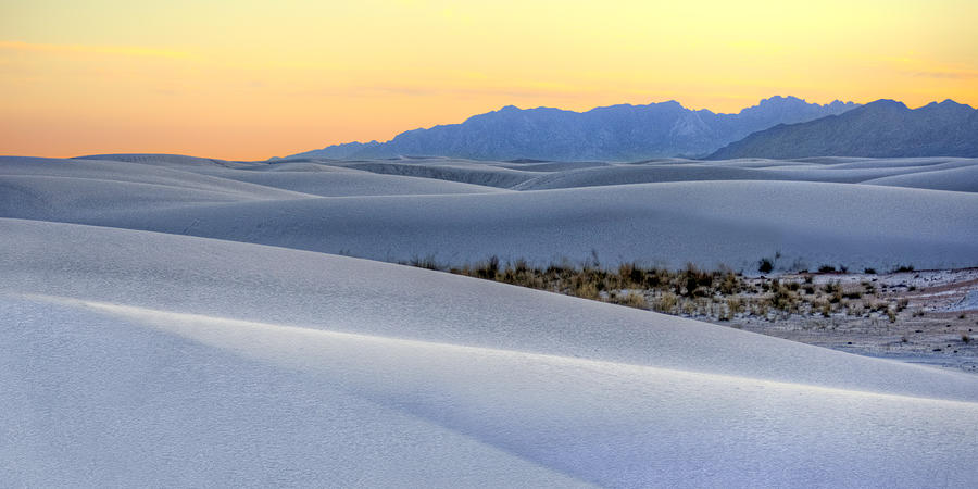 Desert Sunset - White Sands - New Mexico Photograph By Nikolyn Mesert 