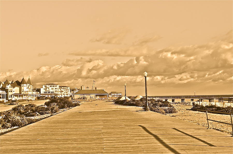 Deserted Beach Town Photograph by Joe  Burns