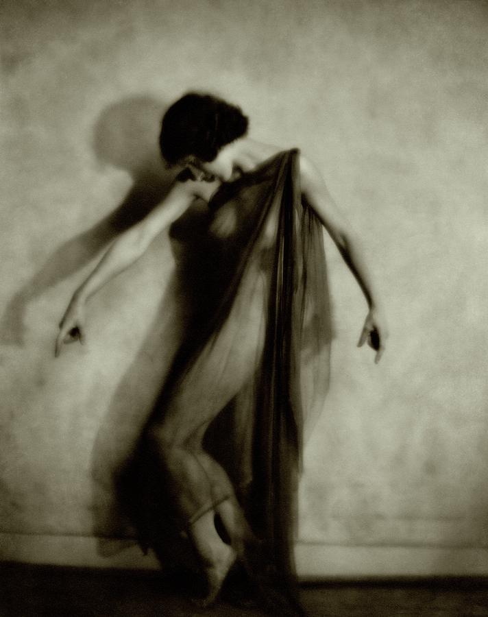 Desha Dancing in Sheer Garment Photograph by Nickolas Muray