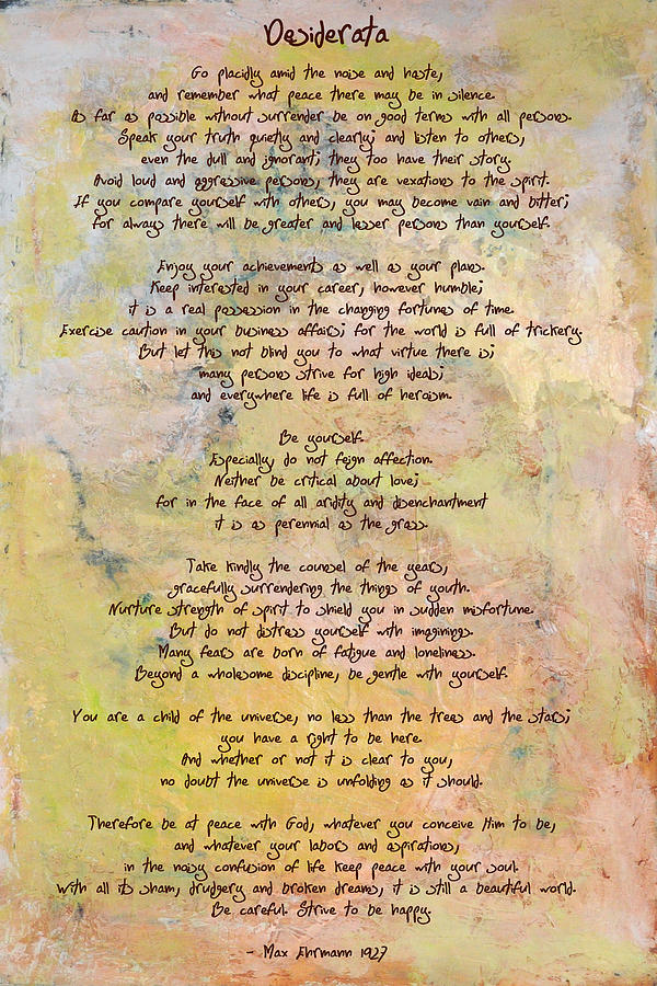 Desiderata - Promise of Spring Painting by Paulette B Wright - Fine Art ...