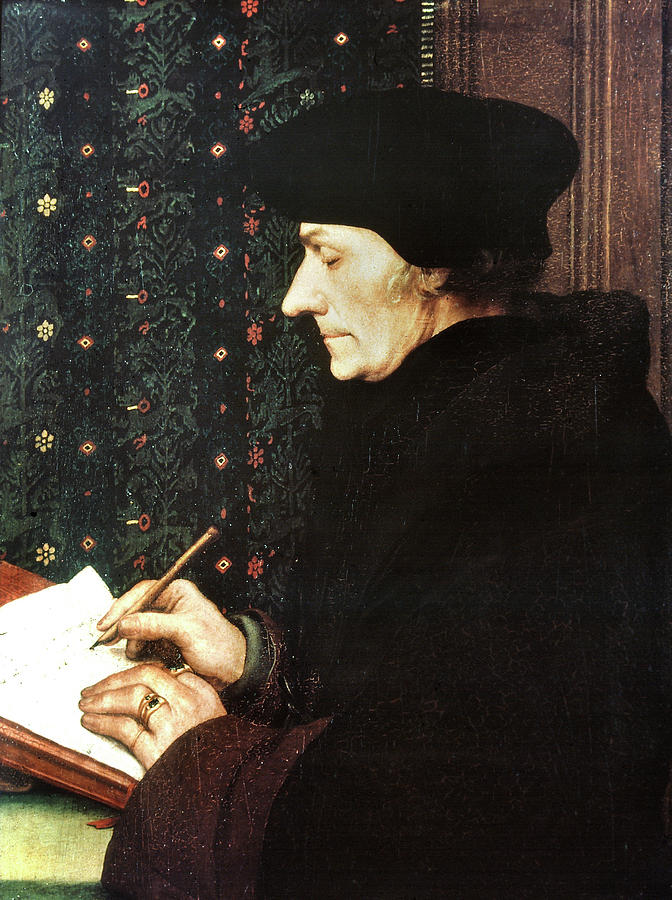 Desiderius Erasmus (1466?-1536) Painting by Granger Desiderius Erasmus (1466?-1536) Painting by Granger