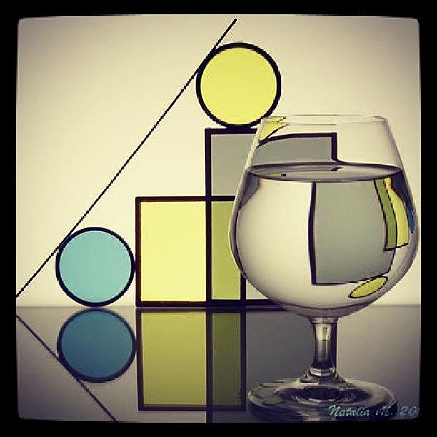 Minimalist Photograph - #design #art Photography #glass #shapes by Katie Ball