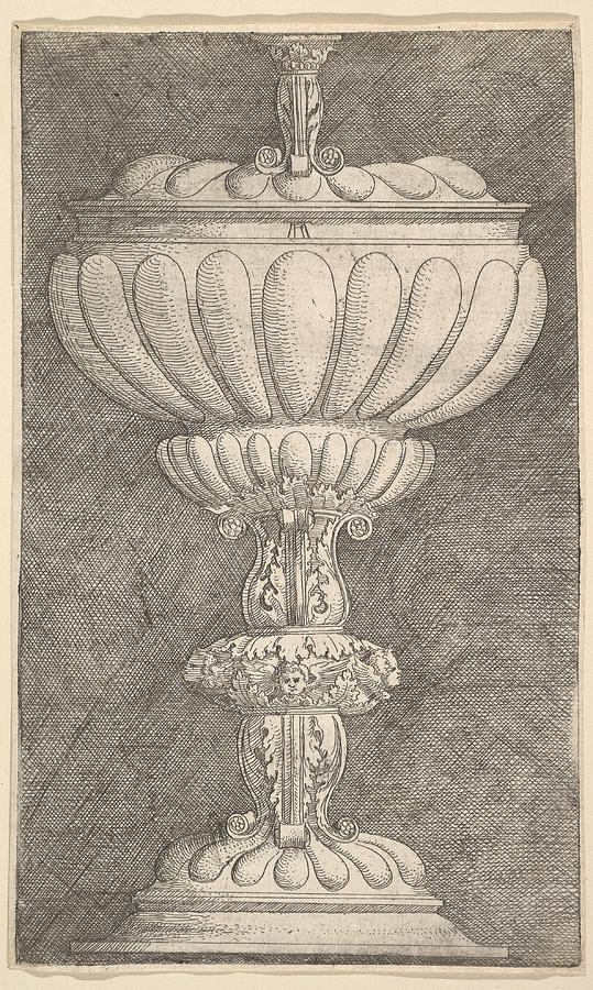 Design For A Covered Goblet Drawing by Albrecht Altdorfer Fine Art