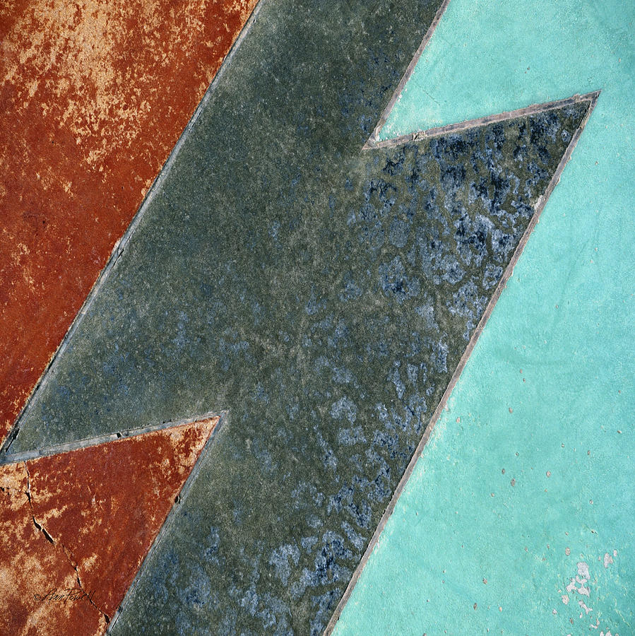 Design Underfoot Two abstract photograph Photograph by Ann Powell