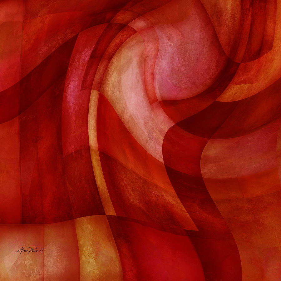 Desire - abstract art  Painting by Ann Powell