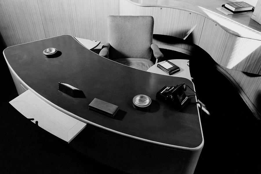 Desk By Industrial Designer Alexander Girard Photograph by Elmer L. Astleford