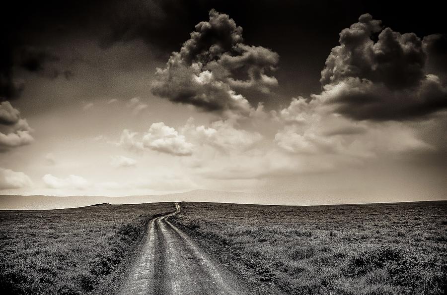 Plain Photograph - Desolation road by Gene Myers