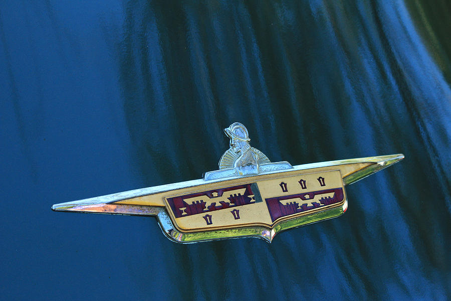 Emblem Photograph - DeSoto Emblem by Jim Cotton Emblem Photograph - DeSoto Emblem by Jim Cotton