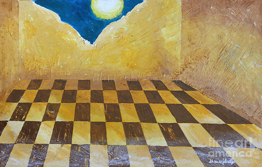 Surreal Painting - Despair by Marisa Gabetta Surreal Painting - Despair by Marisa Gabetta