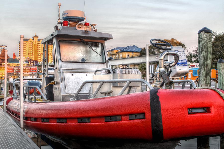 Fire Boat Photograph - Destin Fire and Rescue by JC Findley