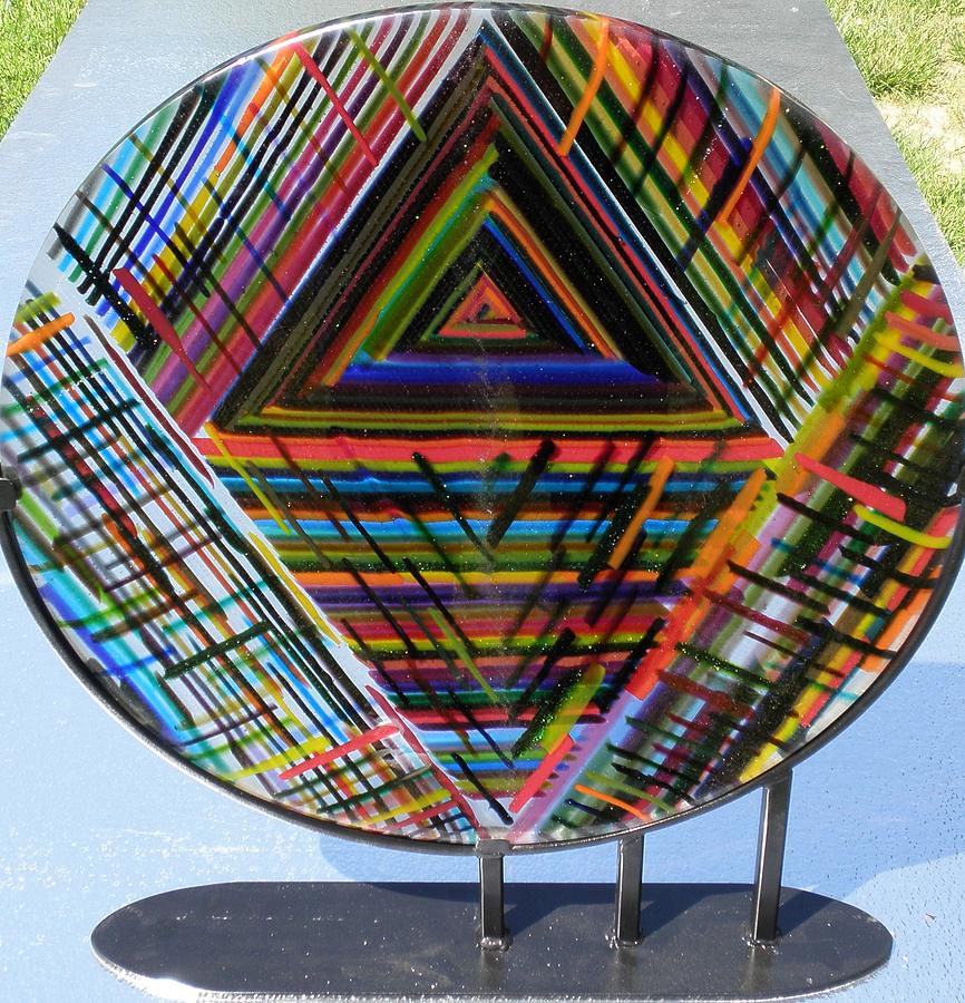 Glass Glass Art - Destination by T  Robert Darrough
