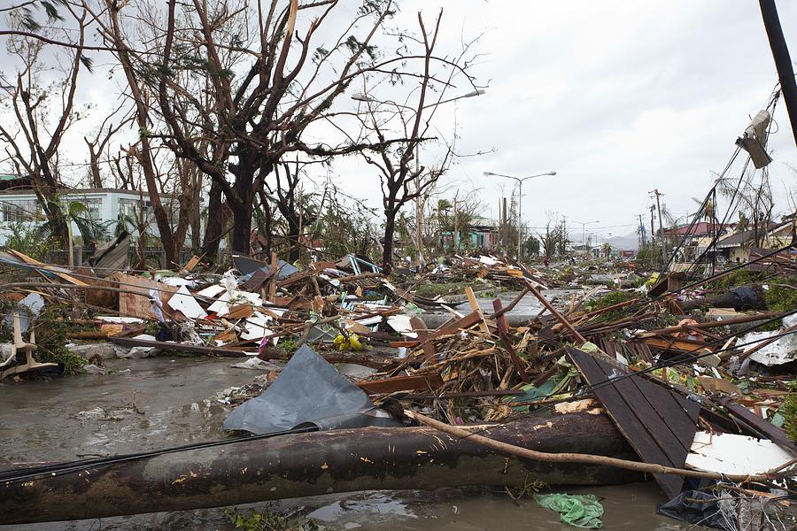 Haiyan Photograph - Destruction After Super Typhoon Haiyan by Jim Edds