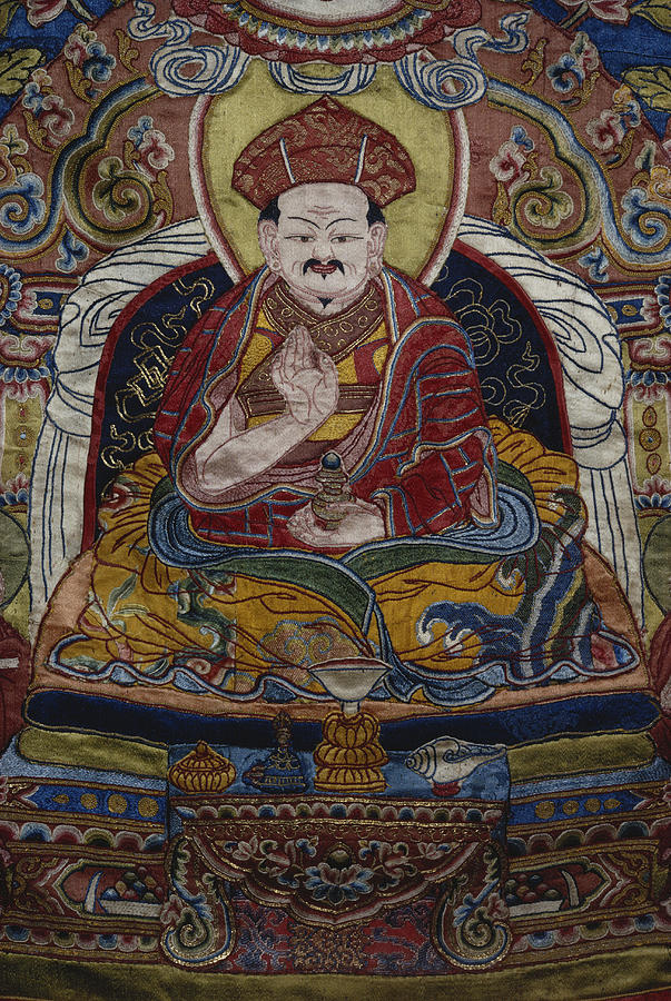 Detail Of A Tibetan Thangka Photograph by George Holton