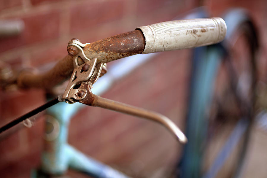 Detail Of An Old Bicycle Photograph by Tobias Titz