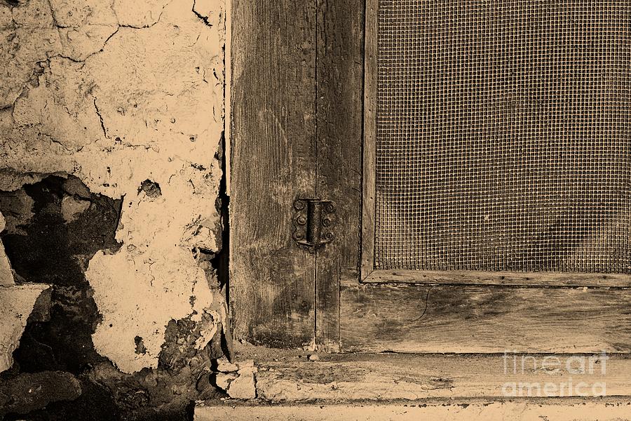 Detail of an Old Screen Door  Photograph by John Harmon