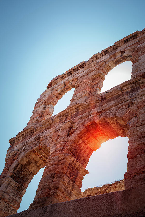 Detail Of Arena In Verona Photograph by Deimagine
