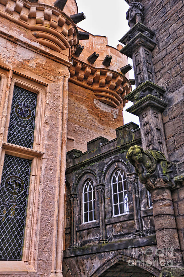 Detail of Castle of Edinburgh Photograph by Kate Purdy