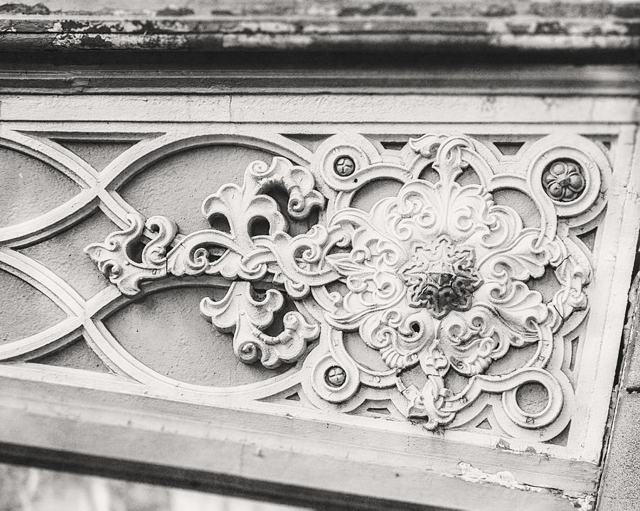 Detail of Pine Bank Arch Bridge in Black and White Photograph by Lisa R ...