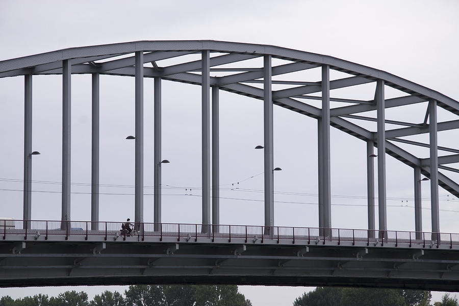 Detail of the John Frost Bridge in Arnhem Netherlands Photograph by ...