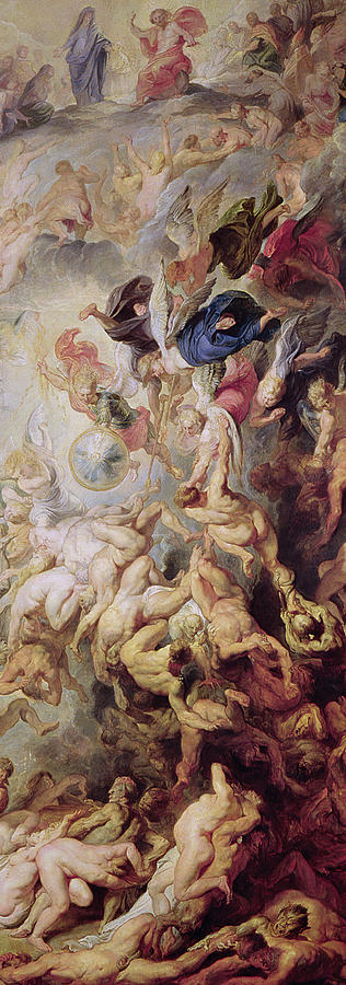Detail of The Last Judgement Painting by Rubens