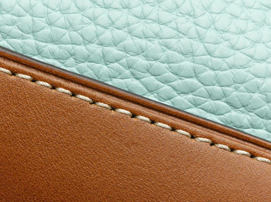 Detail on Leather Purse Photograph by Jeffrey Coolidge