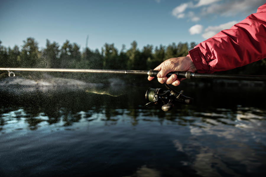 Detail View Of A Fishing Rod Photograph by Marko Radovanovic - Fine Art  America
