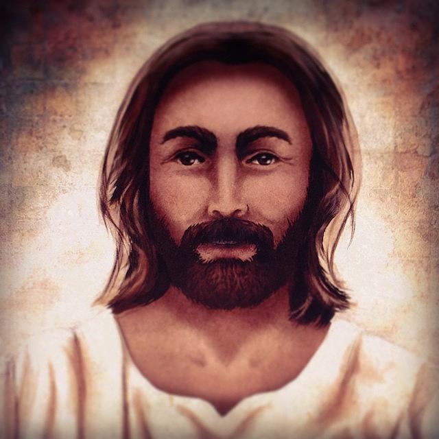 Jesus Photograph - Portrait of Jesus by April Moen Jesus Photograph - Portrait of Jesus by April Moen