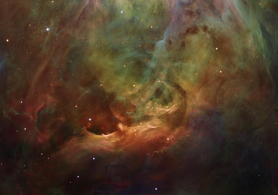 Planet Digital Art - Details of Orion Nebula by Marianna Mills