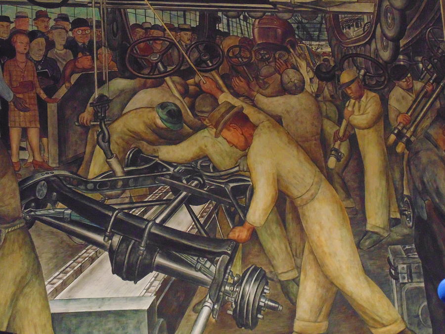 Detroit Auto Workers Diego Rivera Mural Photograph By Dotti Hannum Fine Art America 