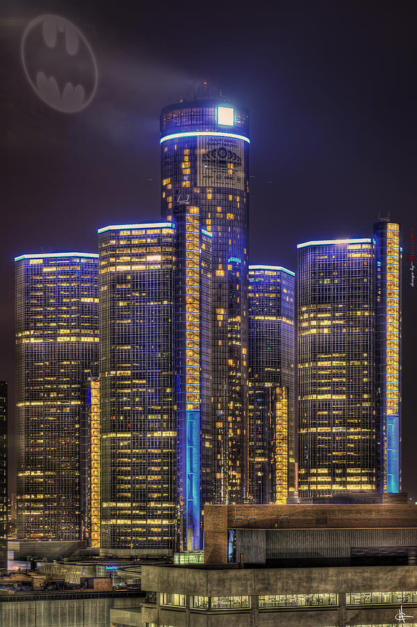 Detroit Gotham City Photograph by A And N Art Fine Art America