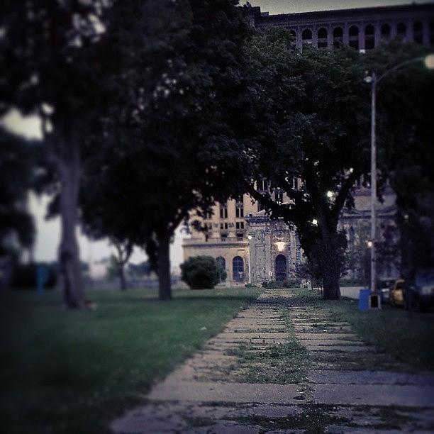 Detroit Photograph - #detroit #hdr #photography #walkway by Chad Schwartzenberger