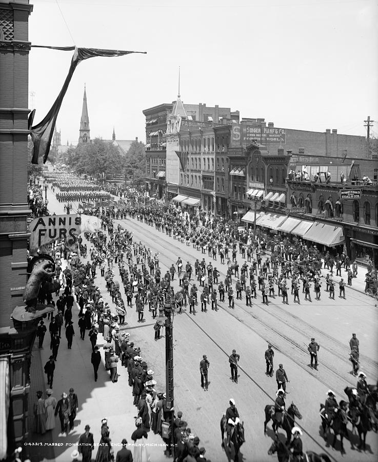 Detroit Parade, C1905 Photograph by Granger Fine Art America