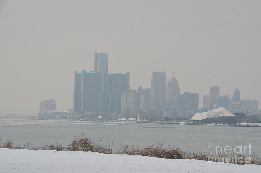 Detroit Skyline Photograph by Randy J Heath