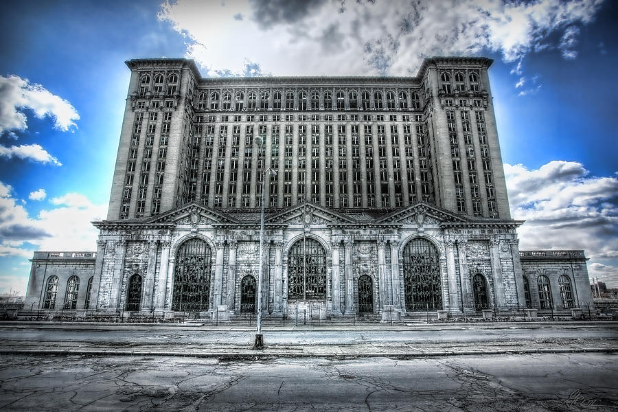 Detroits Abandoned Michigan Central Train Station Depot Photograph by Gordon Dean II
