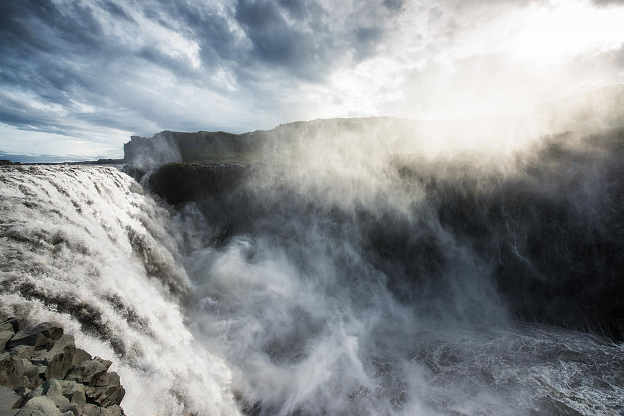 Dettifoss waterfall North Iceland Photograph by Matthias Hauser