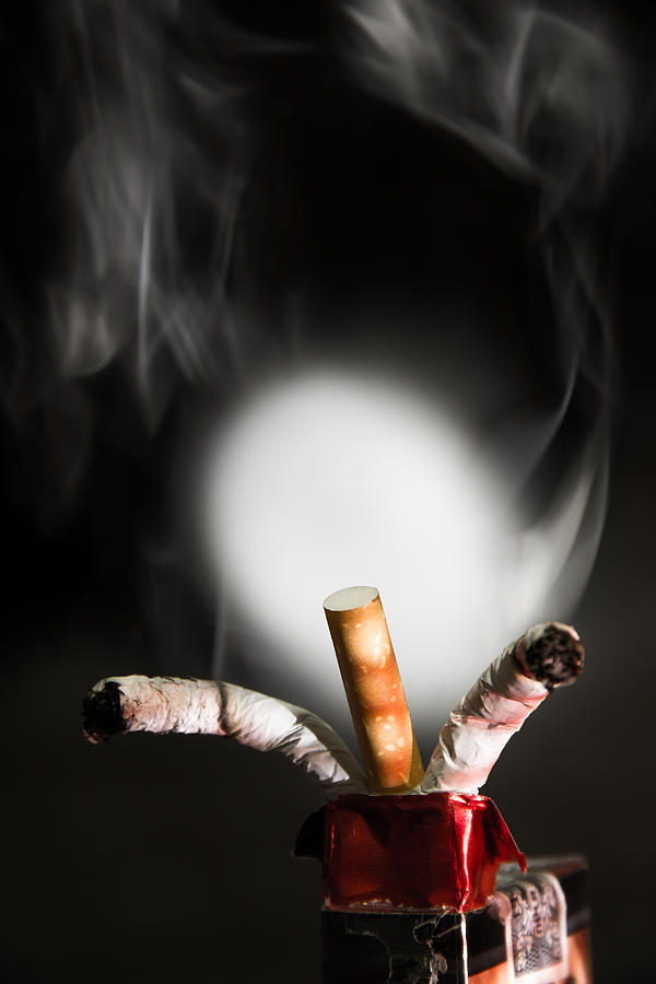 Abstract Photograph - Devil Smoking by Itsaret Sutthisiri