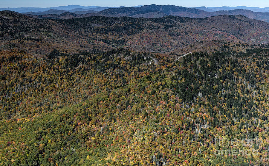 Devils Courthouse along the Blue Ridge Parkway Photograph by David Oppenheimer