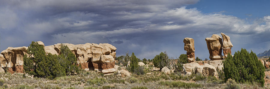 Devils Garden Panorama panel 2 of 2 Photograph by Gregory Scott