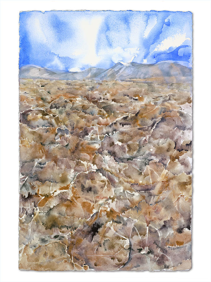 Death Valley National Park Painting - Devils Golf Course by Lynne Bolwell