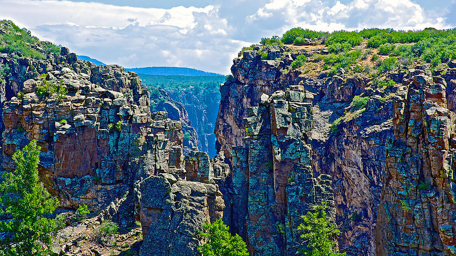Devils Overlook in Black Canyon of the Gunnison National Park-Colorado Photograph by Ruth Hager
