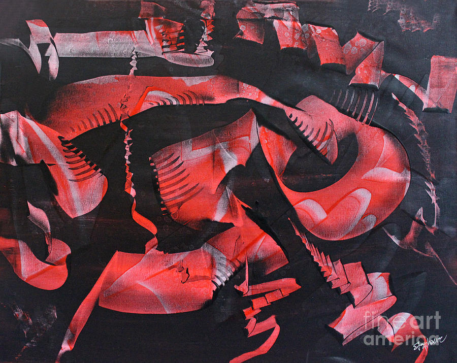 Devil Painting - Devils Run by Stephanie Holznecht