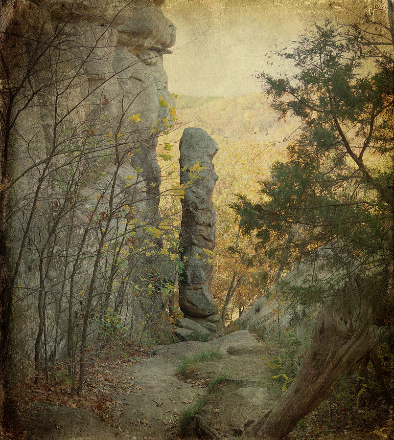 Fall Photograph - Devils Smokestack by Sandy Keeton