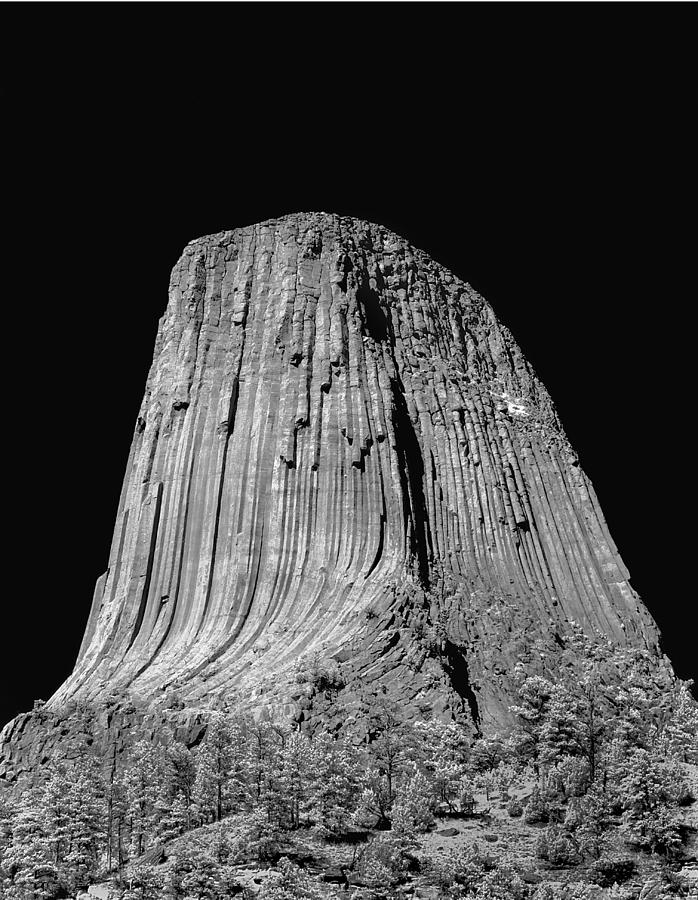 109851-BW-Devils Tower 2  Photograph by Ed  Cooper Photography