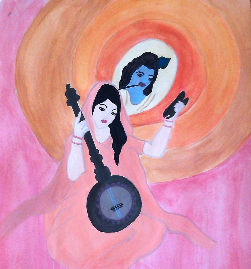 Music Painting - Devotion by Surbhi Grover