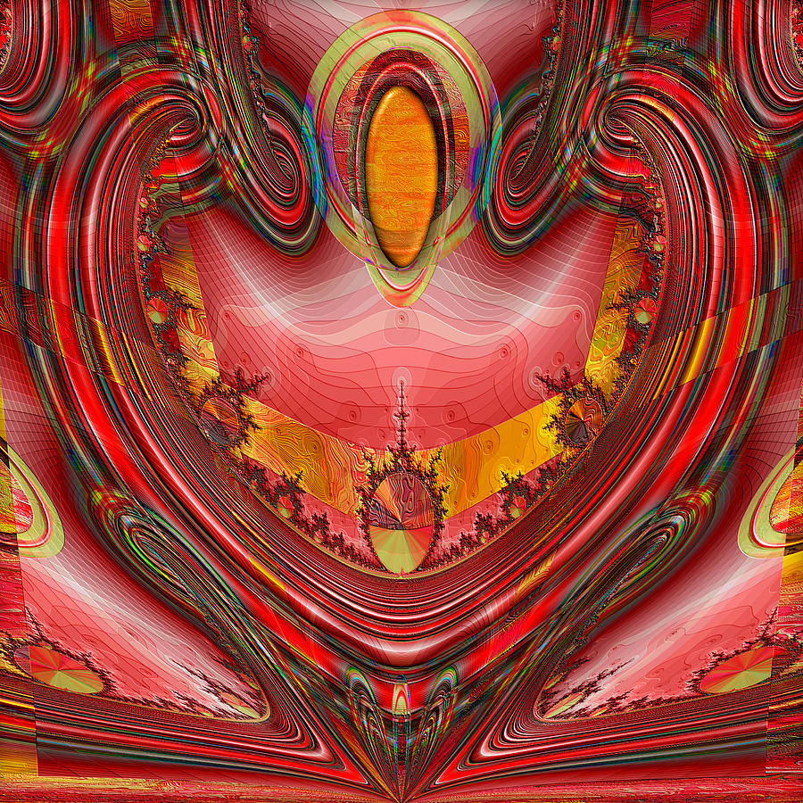 Abstract Digital Art - Devotion by Wendy J St Christopher