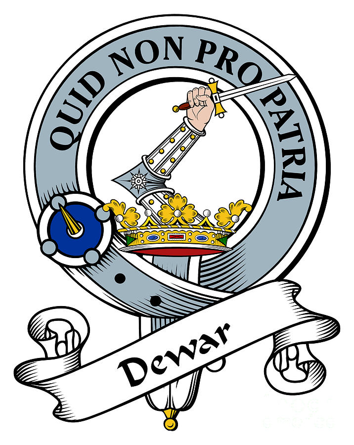 Dewar Clan Badge Digital Art by Heraldry - Fine Art America