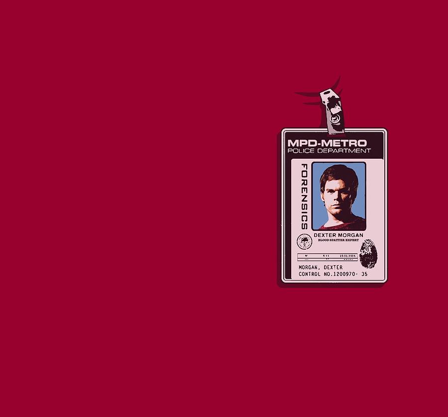 Dexter Digital Art - Dexter - Badge by Brand A