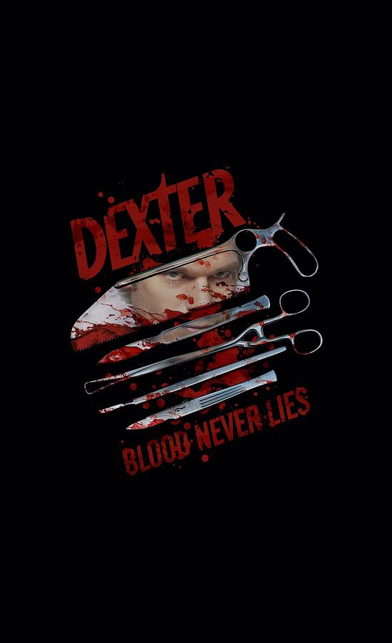 Dexter Digital Art - Dexter - Blood Never Lies by Brand A